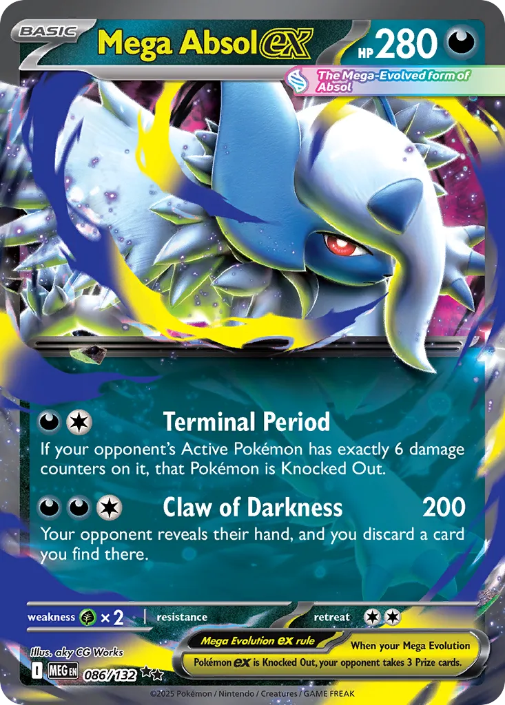 Mega Absol ex #86, Mega Evolution