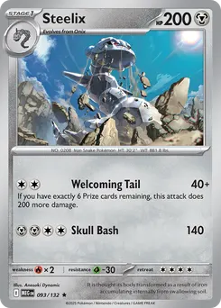 Steelix #93, Reverse Holo
