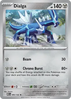 Dialga #95, Reverse Holo
