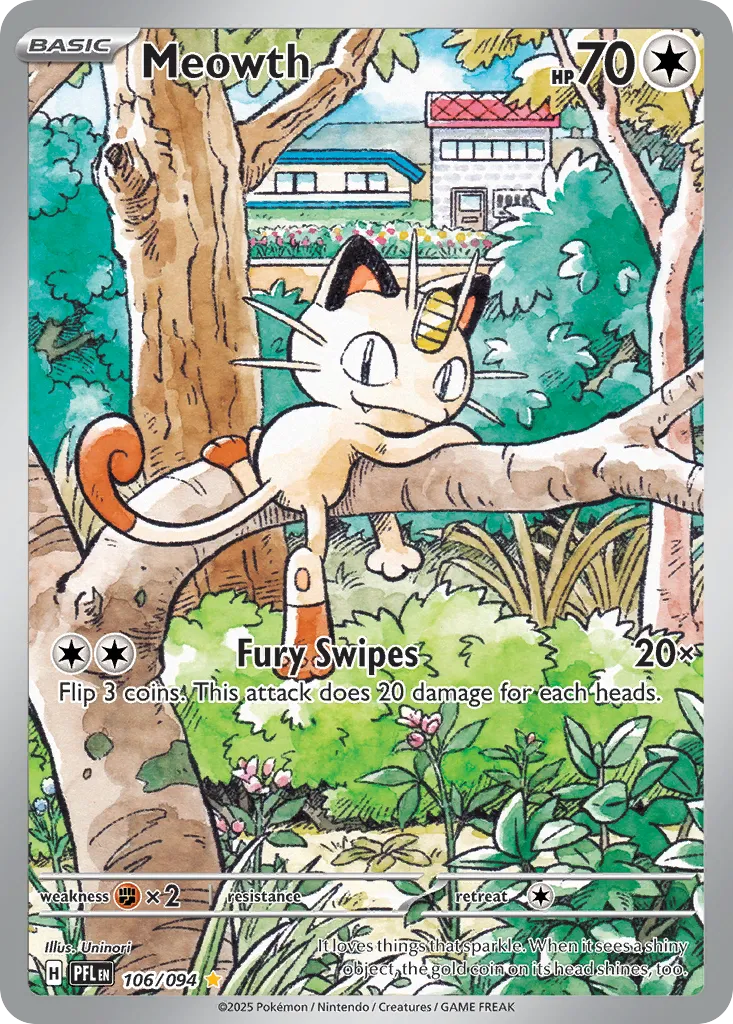 Meowth #106, Phantasmal Flames
