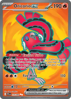 Oricorio ex #110, Standard