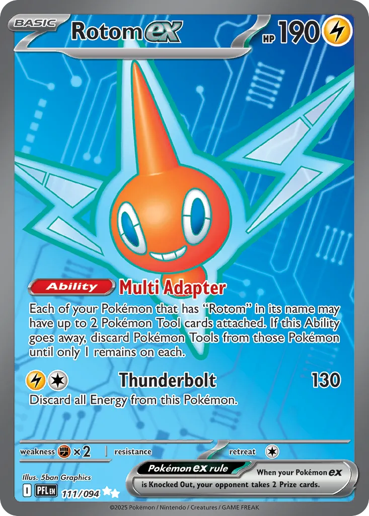 Rotom ex #111, Phantasmal Flames
