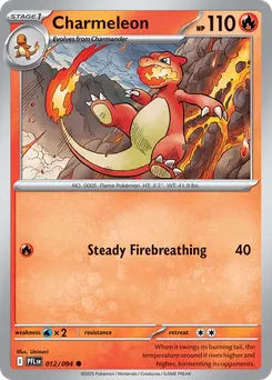 Charmeleon #12, Reverse Holo