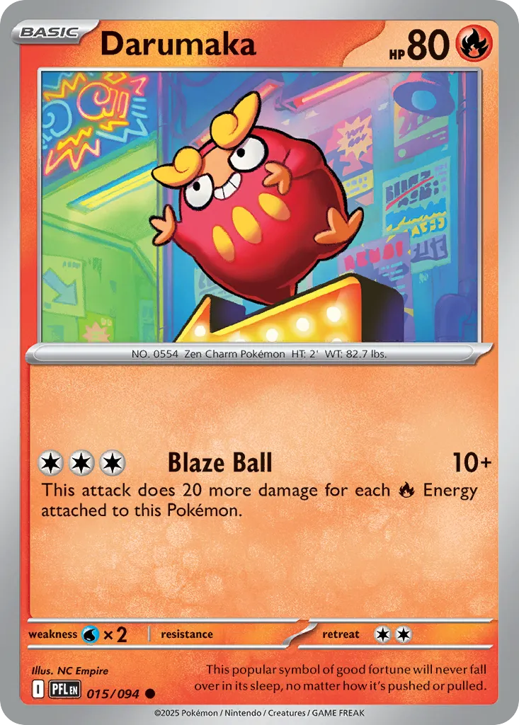 Darumaka #15, Phantasmal Flames Reverse Holo