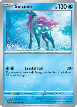 Suicune #26, Reverse Holo