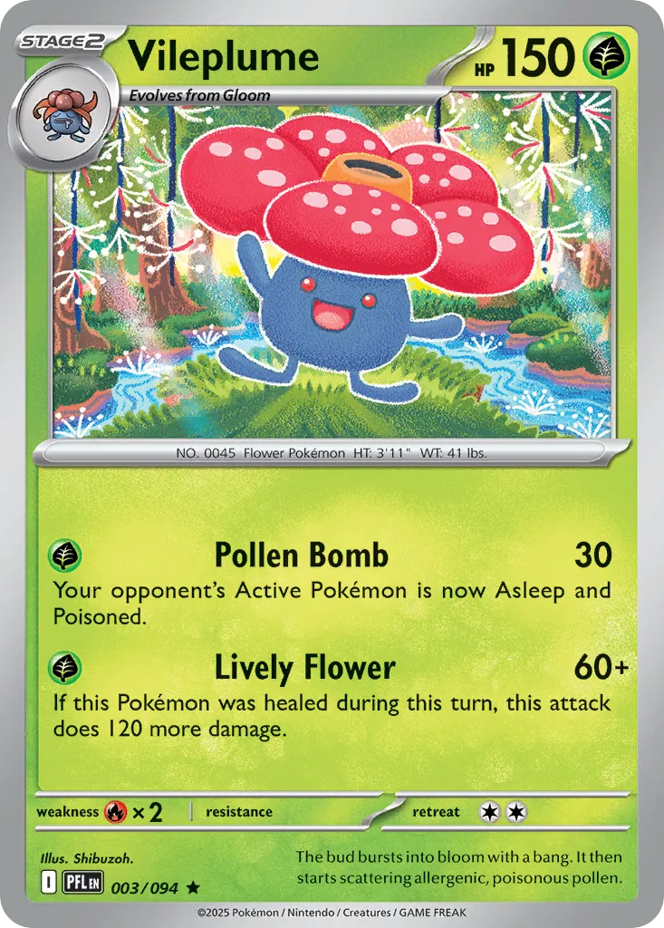Vileplume #3, Phantasmal Flames