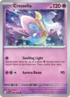 Cresselia #39, Reverse Holo