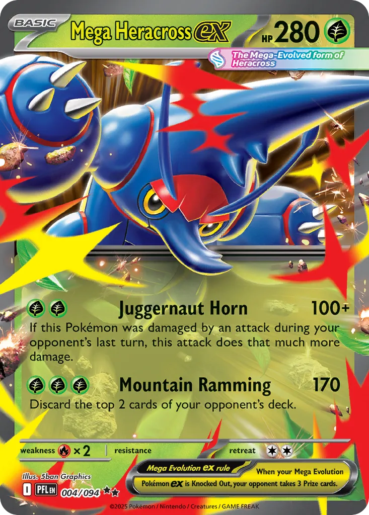 Mega Heracross ex #4, Phantasmal Flames
