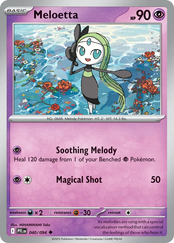 Meloetta #40, Phantasmal Flames