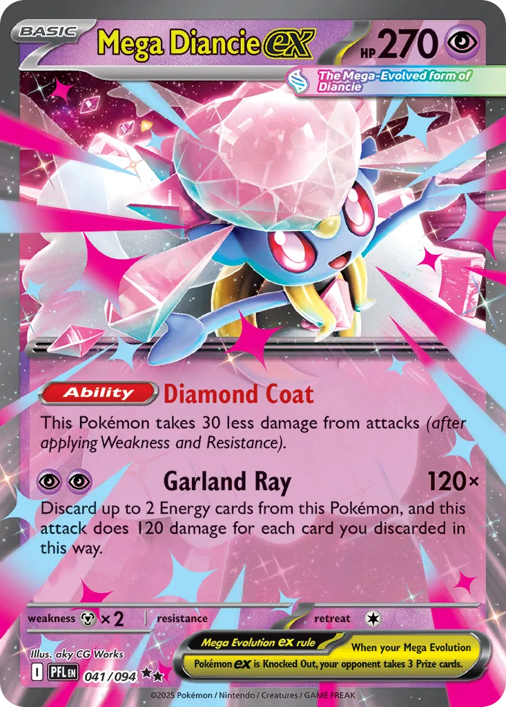 Mega Diancie ex #41, Phantasmal Flames