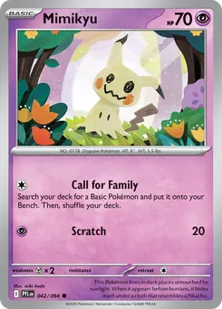 Mimikyu #42, Reverse Holo