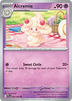 Alcremie #44, Reverse Holo