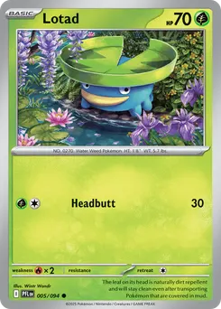 Lotad #5, Reverse Holo