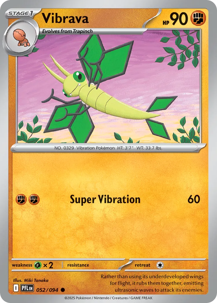 Vibrava #52, Phantasmal Flames Reverse Holo