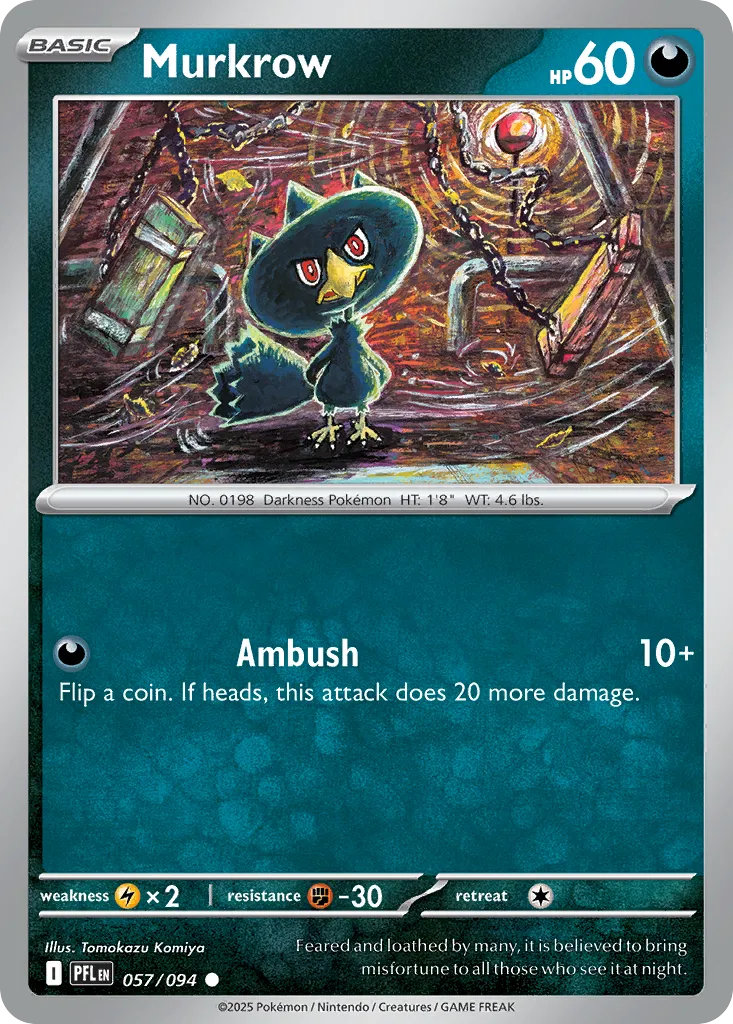 Murkrow #57, Phantasmal Flames