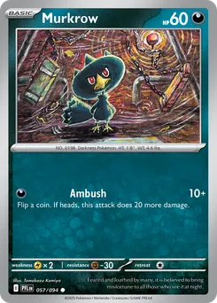 Murkrow #57, Reverse Holo