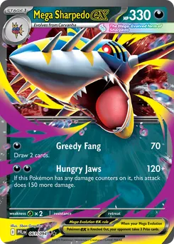 Mega Sharpedo ex #61, Standard