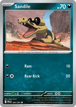 Sandile #64, Reverse Holo
