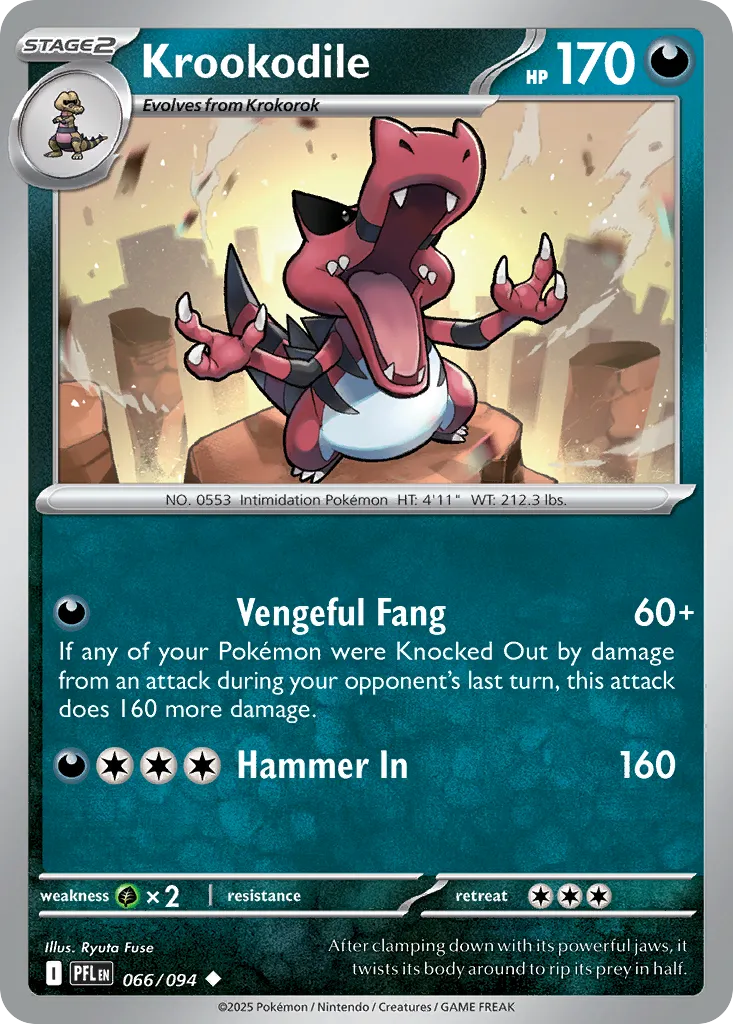 Krookodile #66, Phantasmal Flames