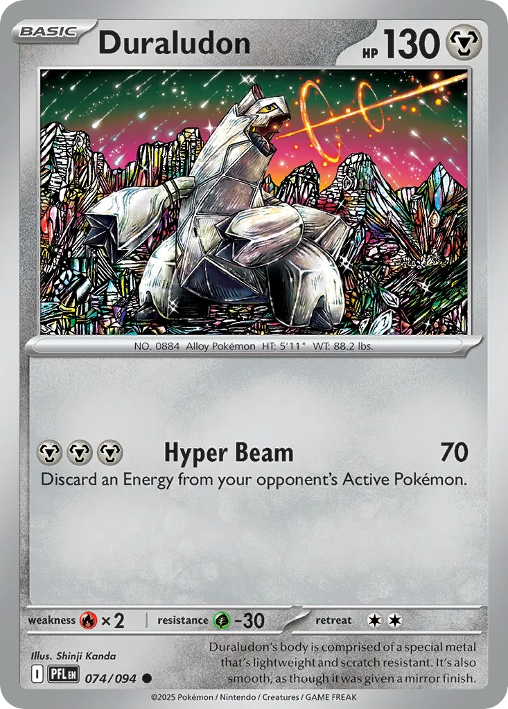 Duraludon #74, Phantasmal Flames Reverse Holo