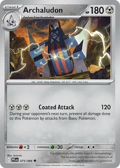 Archaludon #75, Reverse Holo