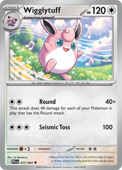 Wigglytuff #77, Reverse Holo