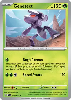 Genesect #8, Reverse Holo