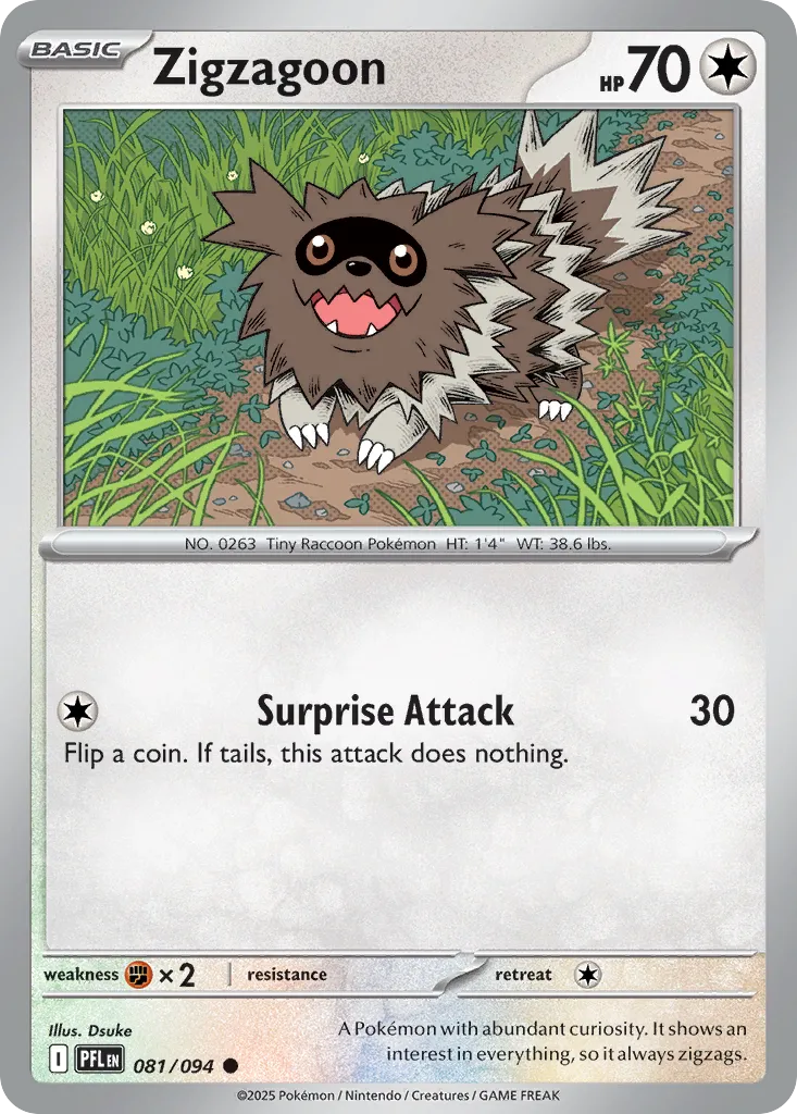 Zigzagoon #81, Phantasmal Flames