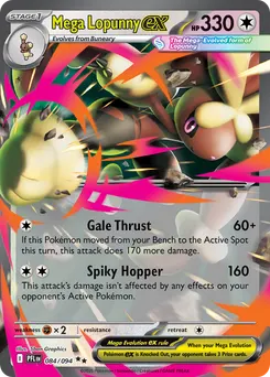 Mega Lopunny ex #84, Standard