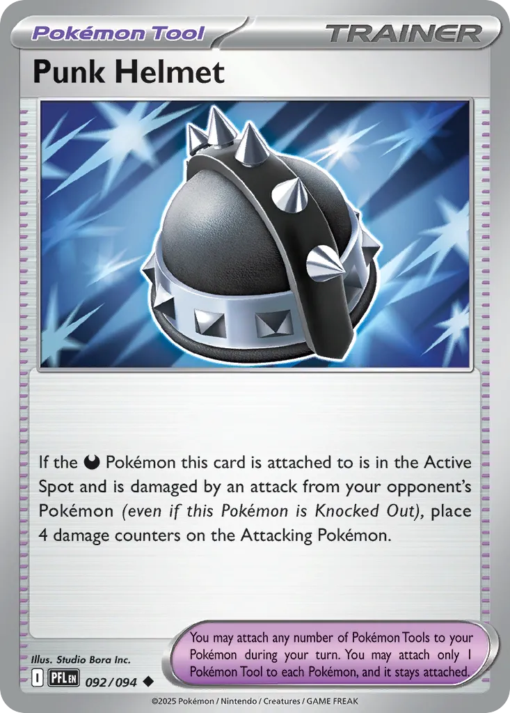 Punk Helmet #92, Phantasmal Flames Reverse Holo