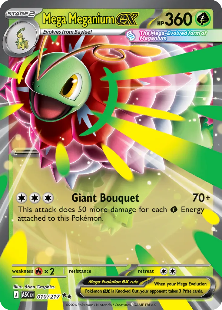 Mega Meganium ex #10, Ascended Heroes