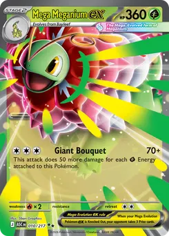 Mega Meganium ex #10, Standard