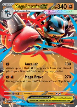 Mega Lucario ex #113, Standard