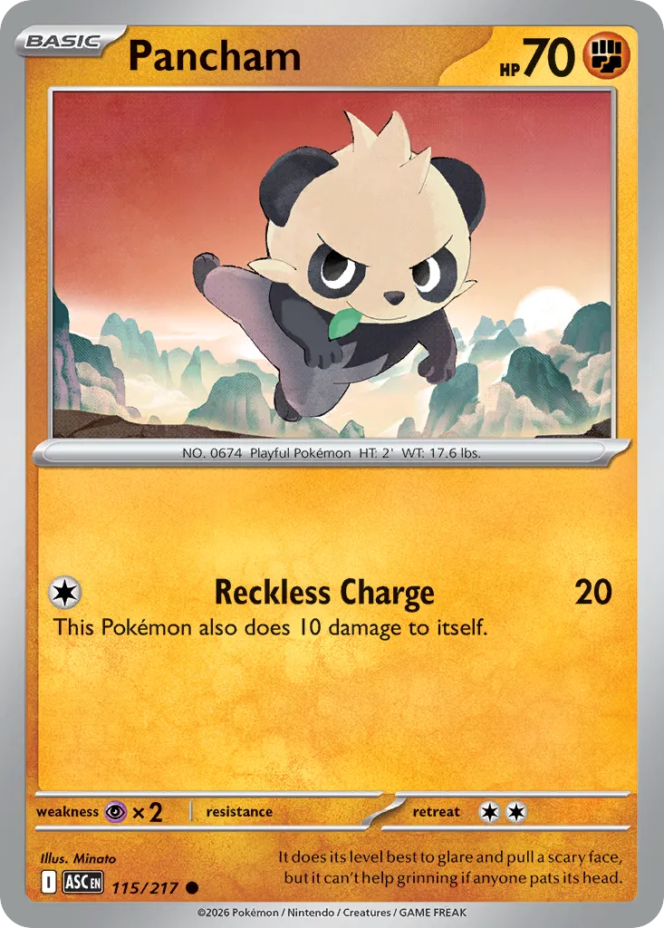 Pancham #115, Ascended Heroes Reverse Holo