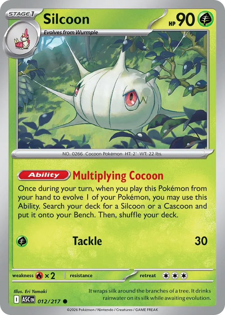 Silcoon #12, Ascended Heroes Reverse Holo