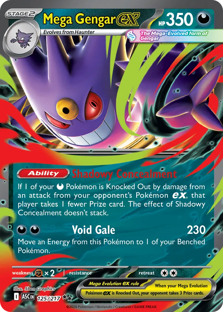 Mega Gengar ex #125, Ascended Heroes