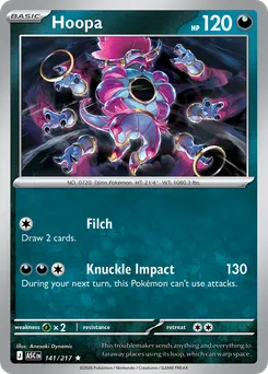 Hoopa #141, Reverse Holo