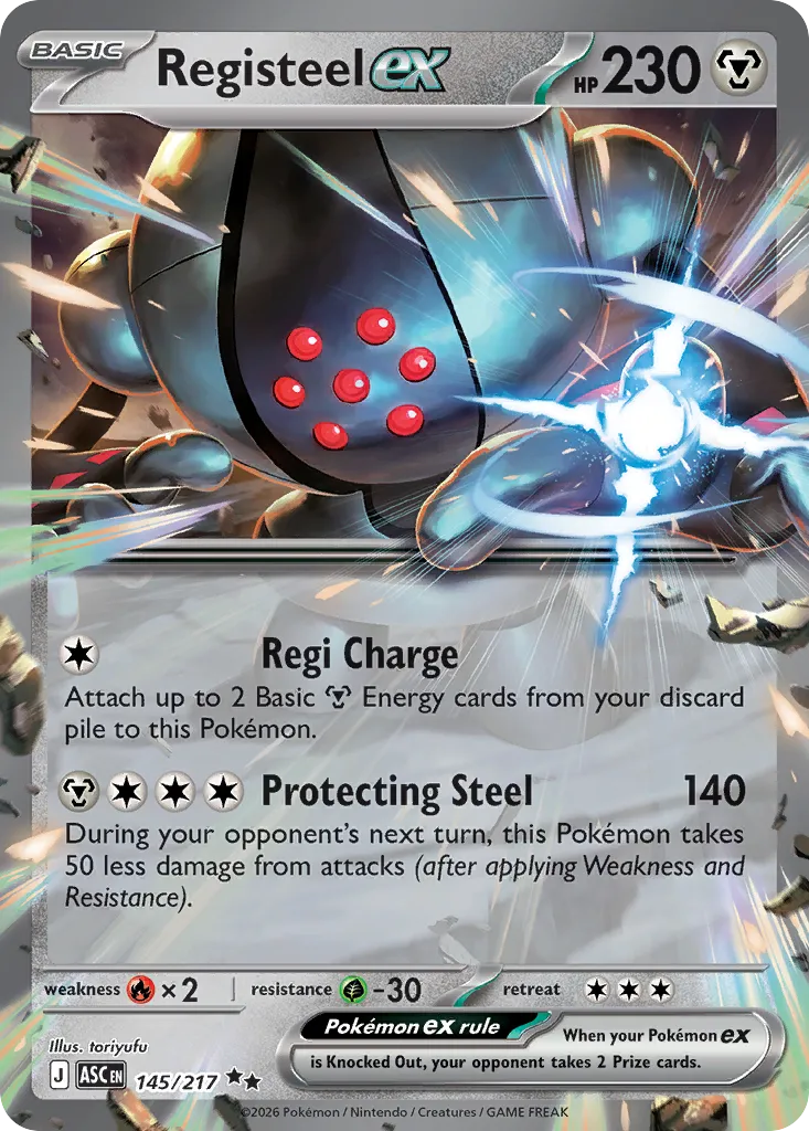 Registeel ex #145, Ascended Heroes