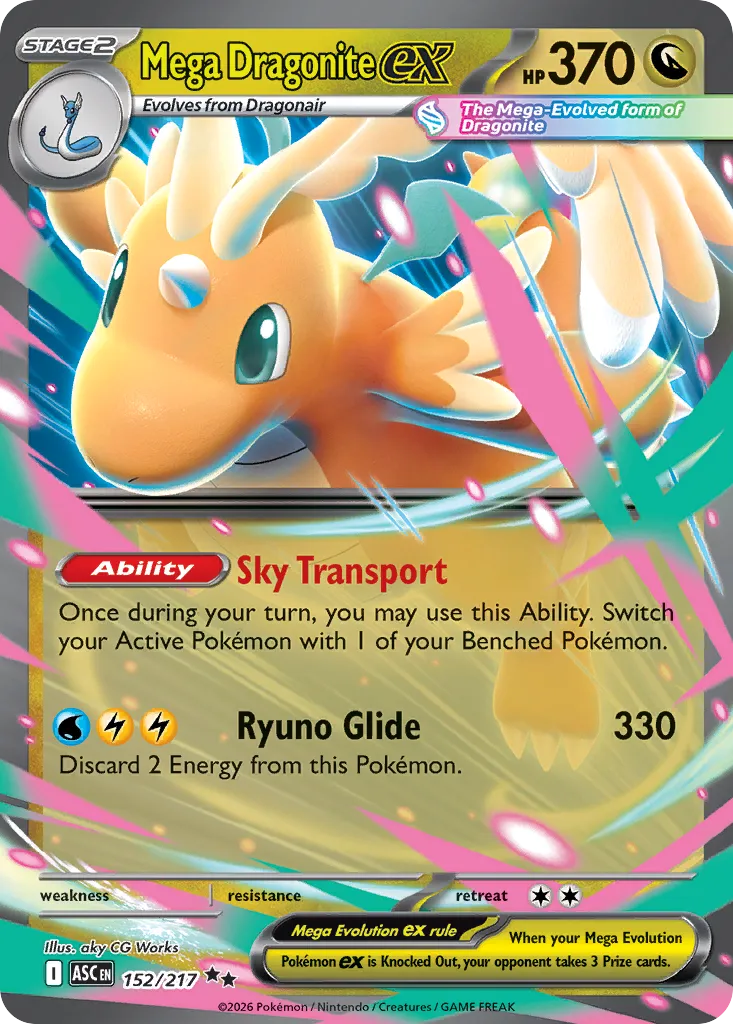 Mega Dragonite ex #152, Ascended Heroes