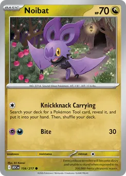 Noibat #156, Reverse Holo