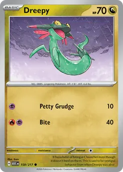 Dreepy #158, Reverse Holo