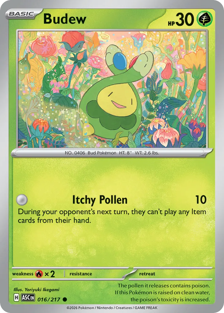 Budew #16, Ascended Heroes Reverse Holo
