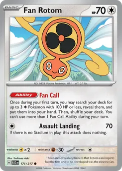 Fan Rotom #171, Reverse Holo