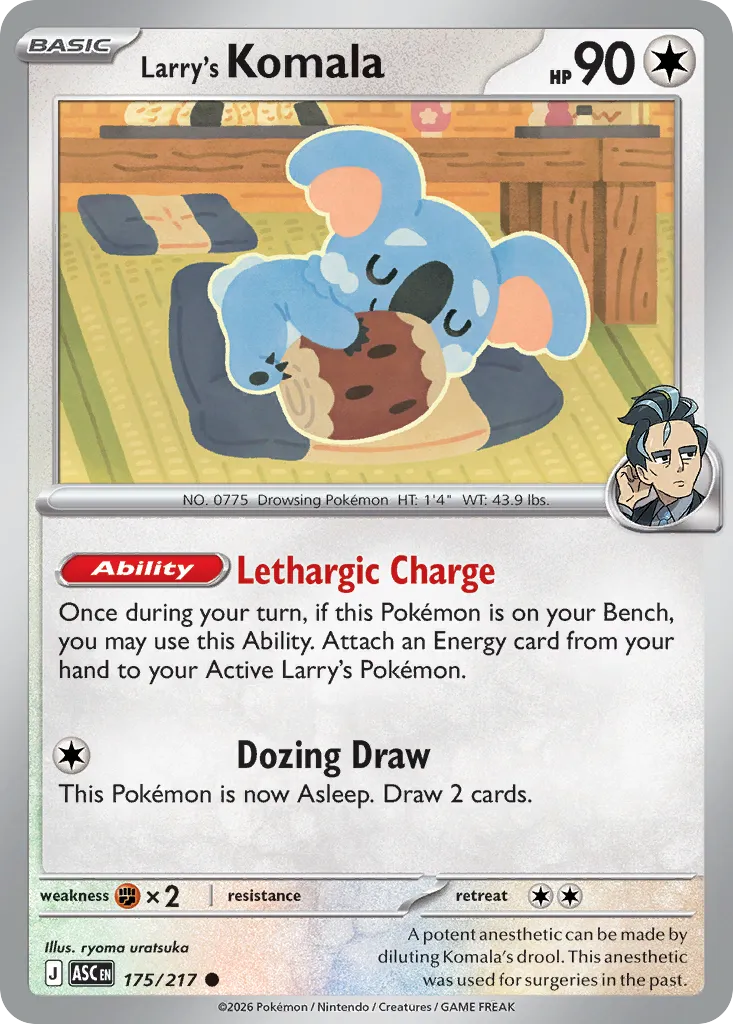 Larry's Komala #175, Ascended Heroes Reverse Holo