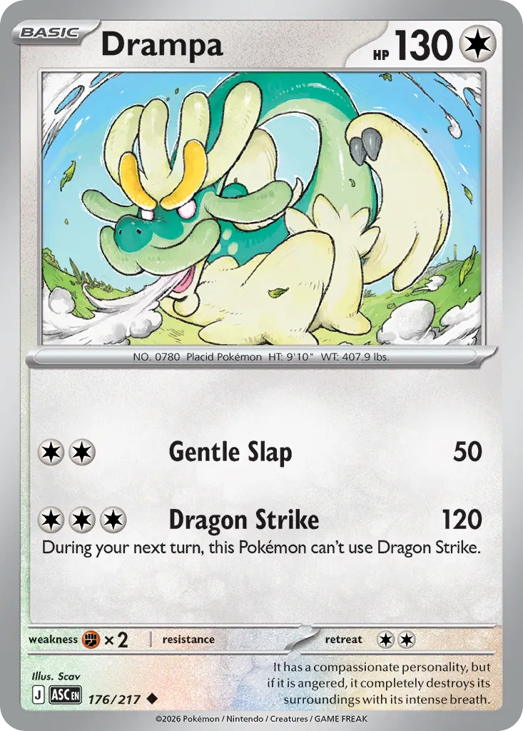 Drampa #176, Ascended Heroes Reverse Holo