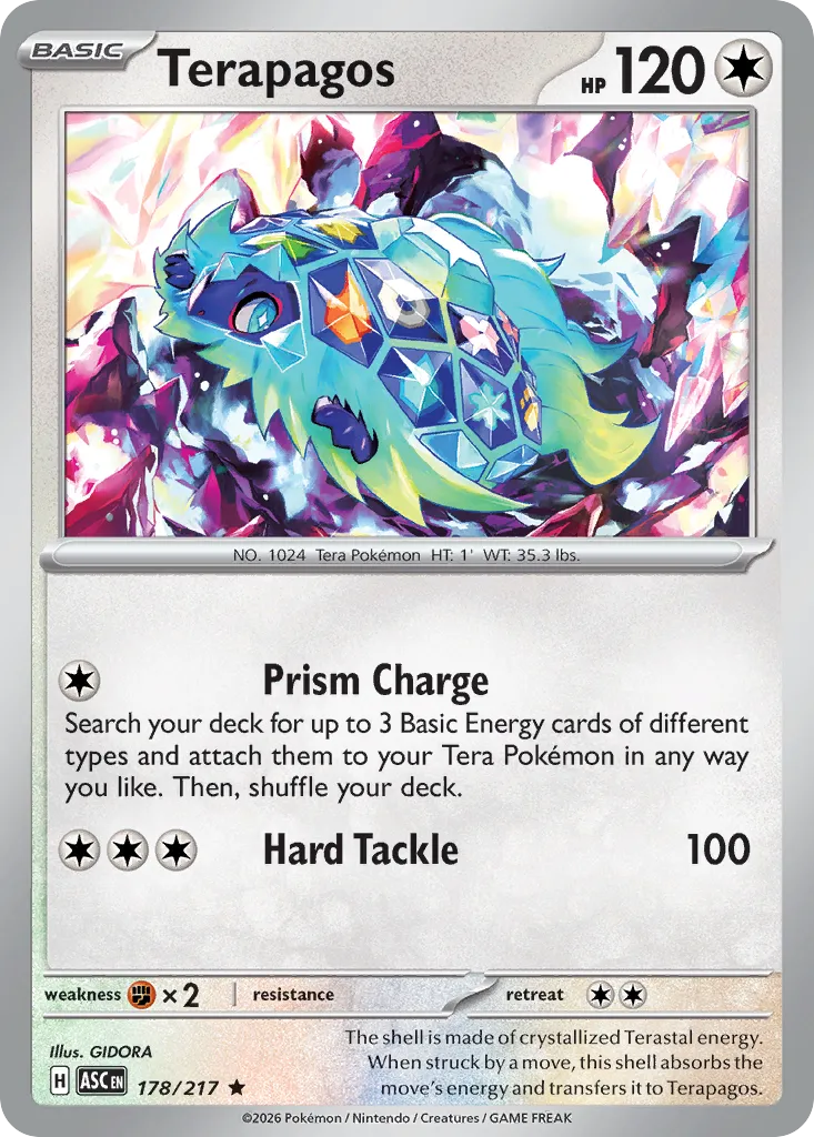 Terapagos #178, Ascended Heroes Reverse Holo