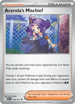 Acerola's Mischief #180, Reverse Holo