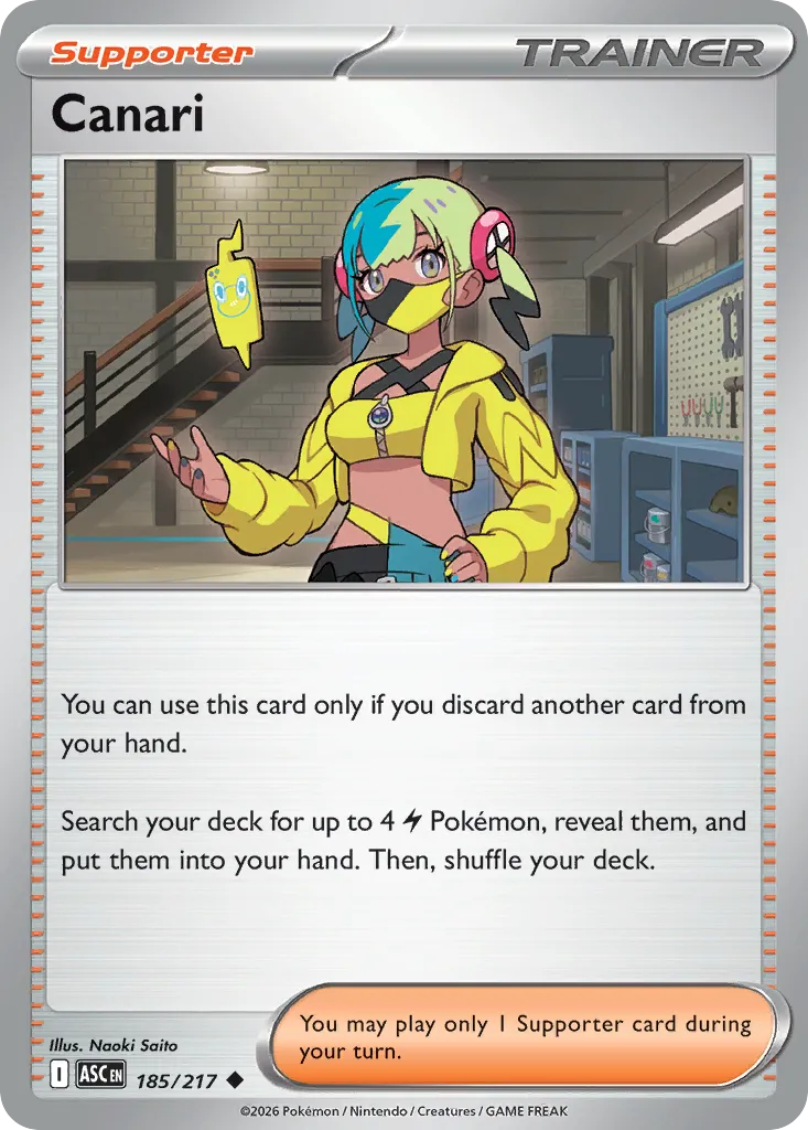 Canari #185, Ascended Heroes Reverse Holo