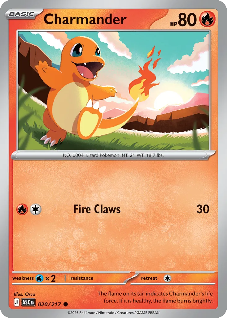 Charmander #20, Ascended Heroes