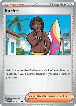 Surfer #200, Reverse Holo